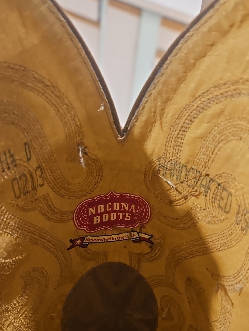 Nocona Taupe Leather Boot - Picture 2 of 7